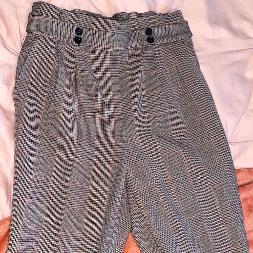 Express Menswear cropped Trousers with cinched waist